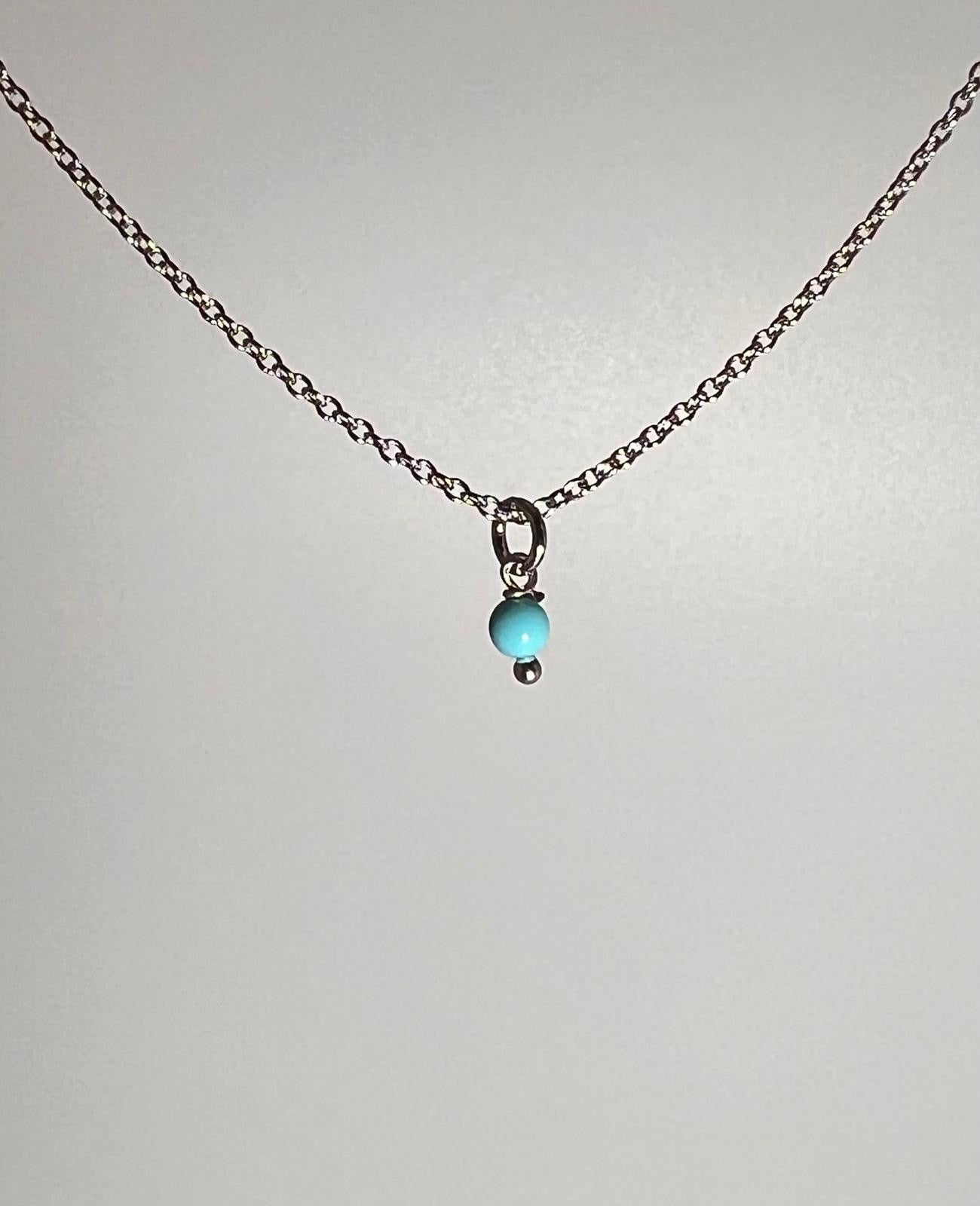 PERSEMPRE I Ciondolo turchese argento 925