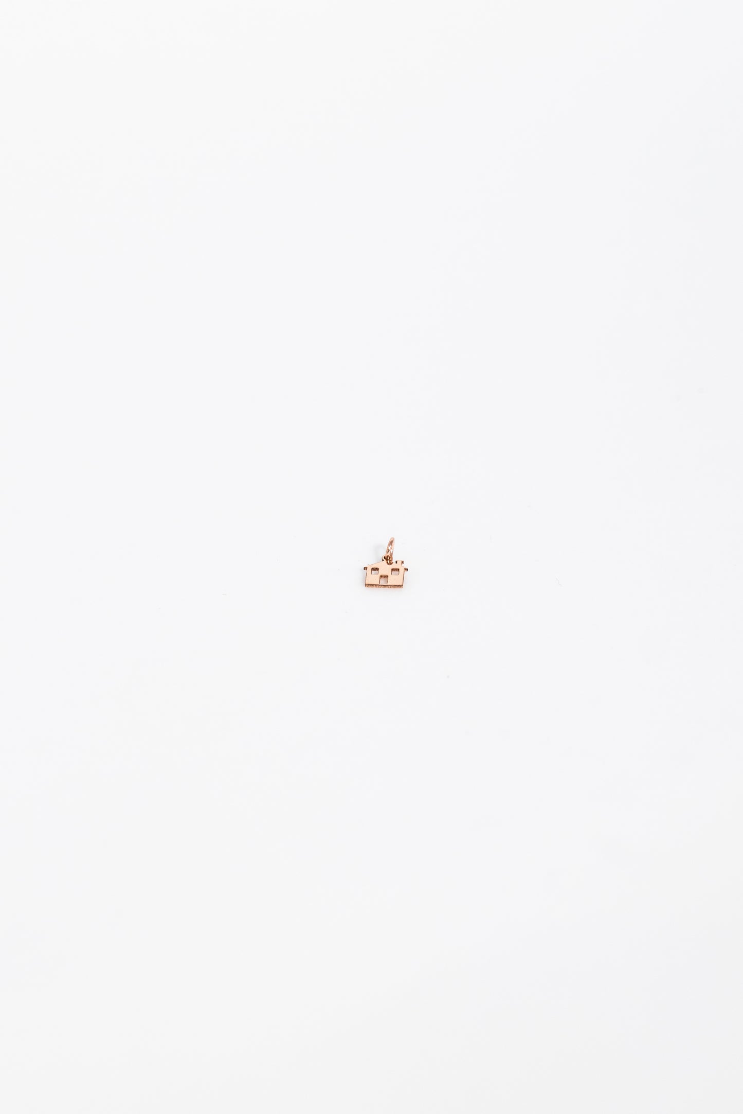 PERSEMPRE | Ciondolo casetta oro rosa 18kt