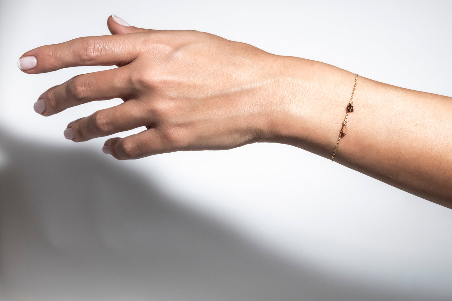 PERSEMPRE | Ciondolo casetta oro rosa 18kt