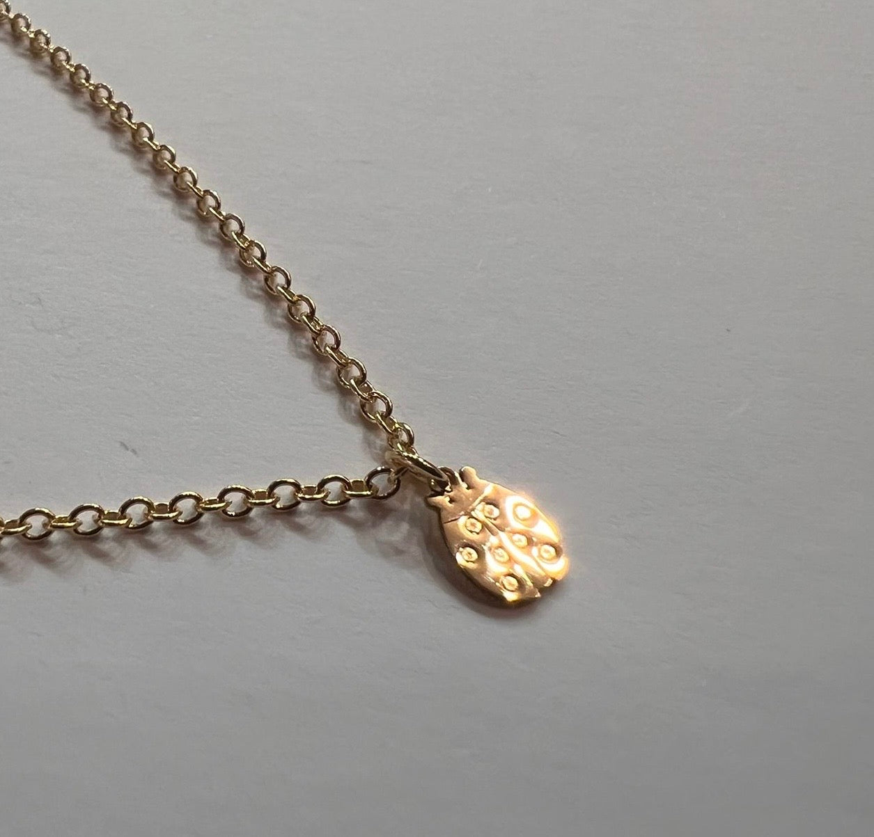 PERSEMPRE I Ciondolo coccinella porta fortuna oro giallo 18kt