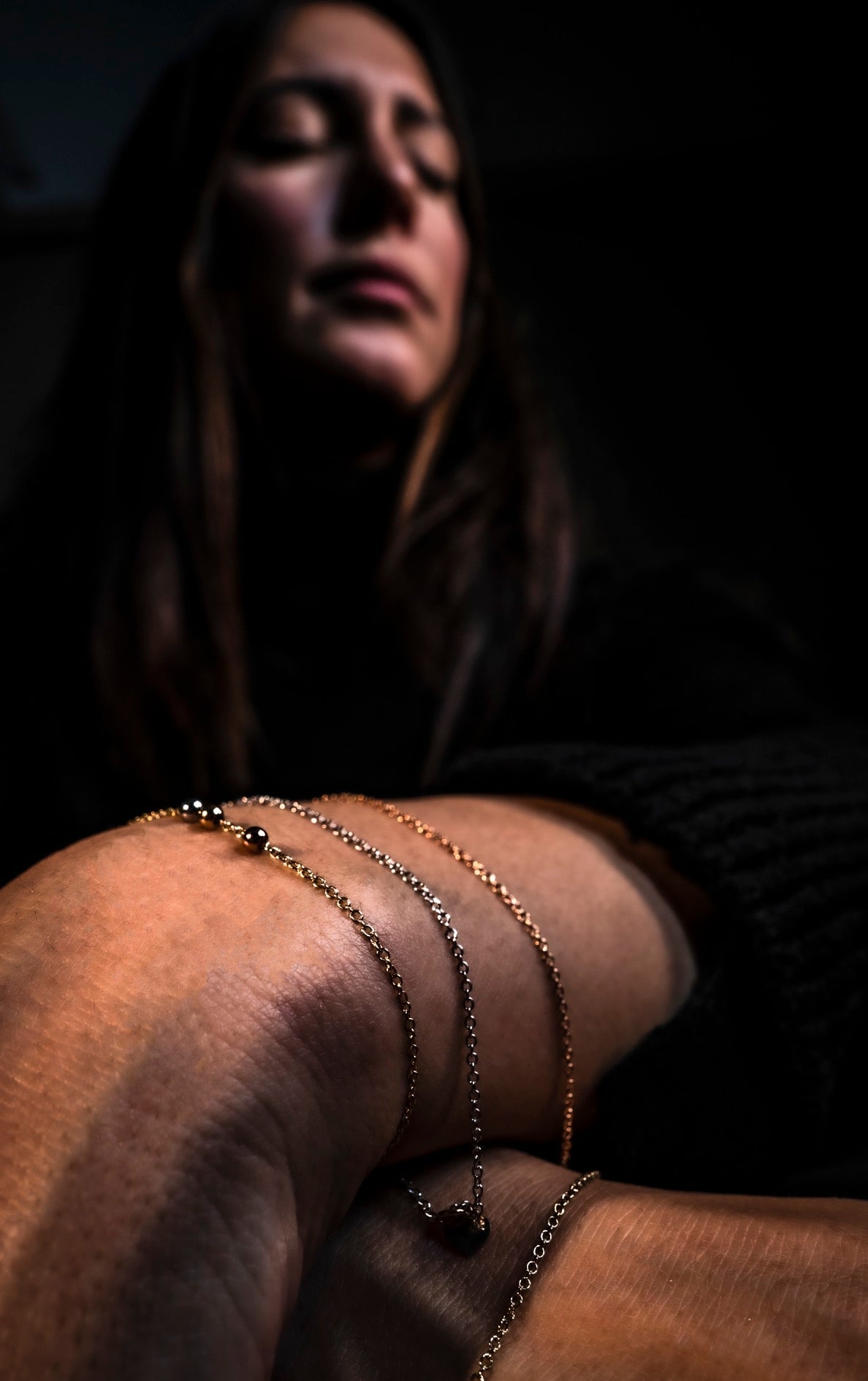 PERSEMPRE | Braccialetto in oro rosa 18 kt maglia rolò