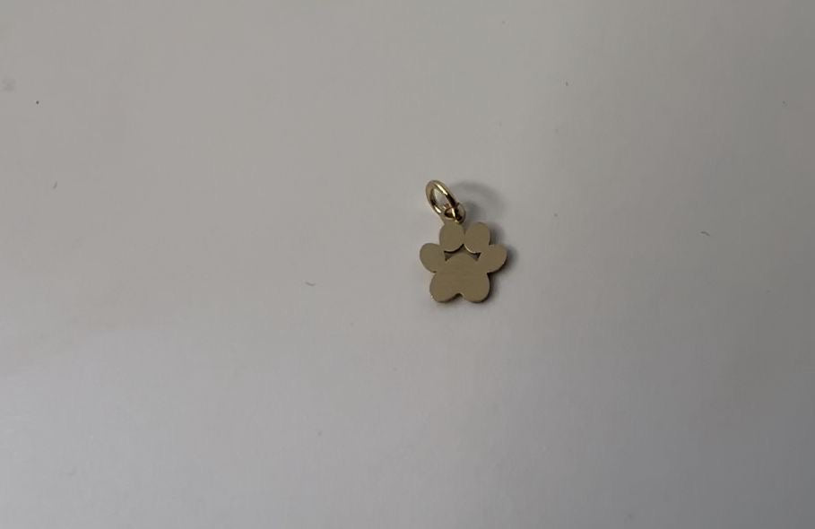PERSEMPRE I Ciondolo zampetta oro giallo 18kt